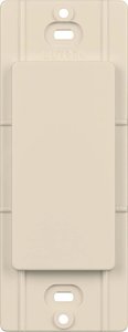 Lutron DV-BI-LA Blank Insert for Claro Wall Plates, Fits Decorator-Style Openings, Light Almond