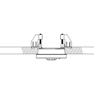 Lutron L-CRMK-WH Radio Powr Savr Recess-Mounting Bracket for Radio Powr Savr Occupancy / Vacancy Ceiling Sensor (Sold Separately), White