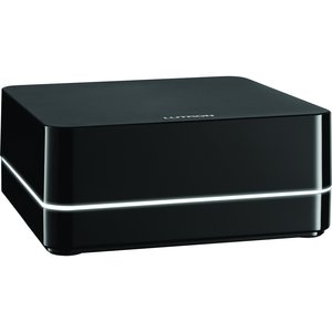 Lutron L-REPPRO-BL Wireless Repeater, Works with RA2 Select / RA3 Systems, Extends RF Range 30', Clear Connect Type A, DC Adapter Included, Black
