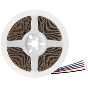 Lutron LU-T05-RT-IN Lumaris RGB+ Tunable White LED Tape Light, 5-Channel RGB and CCT: 1800-4000K, 16.4' (5m) reel, 0.1% Dim