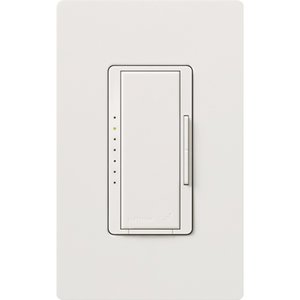 Lutron MRF2S-6CL-WH Vive Maestro Wireless LED+ Dimmer, 150W LED, Single Pole / Multi-Location, No Neutral Required, 120V, White