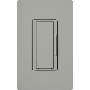 Lutron RD-RD-GR Maestro Companion Dimmer Switch for RA3 / RA2 Select, Multi-Location Remote Dimmer, 120V, Not For Stand-Alone Use, Gray