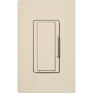 Lutron RD-RD-LA Maestro Companion Dimmer Switch for RA3 / RA2 Select, Multi-Location Remote Dimmer, 120V, Not For Stand-Alone Use, Light Almond