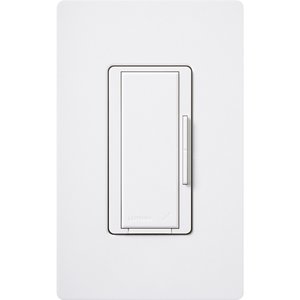 Lutron RD-RD-WH Maestro Companion Dimmer Switch for RA3 / RA2 Select, Multi-Location Remote Dimmer, 120V, Not For Stand-Alone Use, White