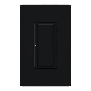 Lutron RRD-8ANS-BL Maestro RF Switch, Works with RA2Select / RA3, 8A Light / 5.8A Motor, Single Pole / Multi-Location, Neutral Required, 120V, Black