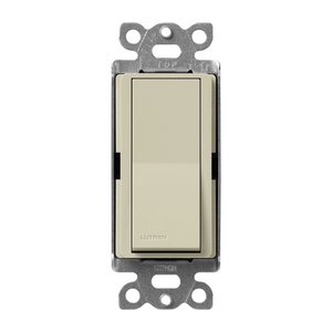 Lutron SC-3PS-CY Claro Single Pole / 3-Way, On / Off Rocker Switch, 15A, Satin Finish, Clay