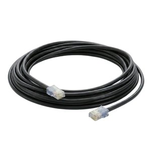 Lynn Electronics CAT6-04-BKB CAT6 Black Booted Patch Cord, 4'