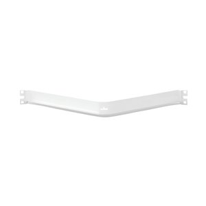 Leviton 49254-WA1 Angled Blank Panel, 1U, White