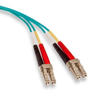 Leviton 5LDLC-M15 Economy Patch Cord, 50/125Mu Multimode OM3, OFNR Duplex, LC-LC, 15m