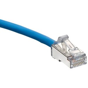 Leviton H6A10-15L CAT6a Small Diameter High-Flex Patch Cord, 15' (4.5m), Blue