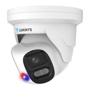 Luminys N5P-12DB2 2x6MP LumiDeterrent Turret IP Camera, 2.8mm Lens