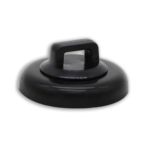 MagDaddy 62417-100 Large Magnetic Cable Tie Mount, UL Listed 15 lb, Black, 100-Pack
