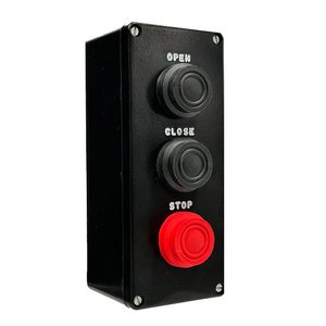 LiftMaster 02-403 3-Button Outdoor Control Station for Commercial Door Operators, NEMA
