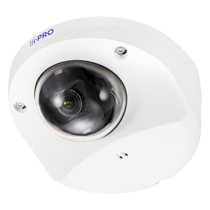 i-PRO WV-S35402-F2L 4MP Outdoor All-in-One Compact Vandal Dome Camera with AI Engine and IR-LED, White