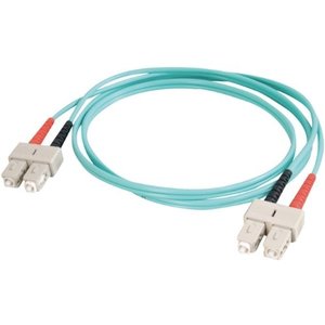 Quiktron 852-LL2-006-55L Duplex Fiber Optic Patch Cord, LC-LC, OM4, 2m