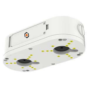 G.S.D DBASEC Dual Camera Junction Box, Weather Resistant, White