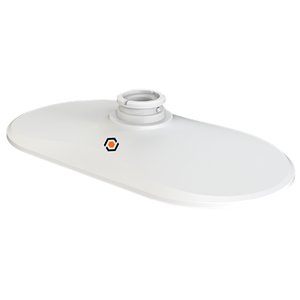 G.S.D DBASEX-P Pendant Plate for DBASEX, Weather Resistant, White