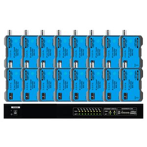 G.S.D IPCOAX-KIT16 16-Channel, IP over Coax Kit