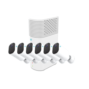 G.S.D KIT6WLIP8MP-1T-AI Wireless, 8MP, AI, 6-Camera Security Kit, 1TB
