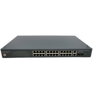G.S.D SWC28POE-GIGA 24-Port 4, Uplink Gigabit, PoE Switch, 400W