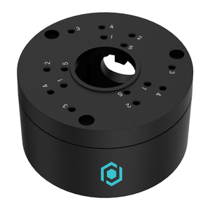 G.S.D TEBBASE1-B Junction Box for Eyeball Cameras, Weather Resistant, Black
