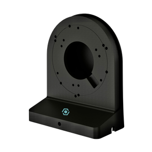 G.S.D WMB2-B Wall Mount Bracket for Eyeball & Dome Cameras, Weather Resistant, Black