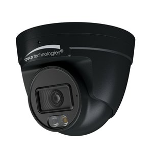 Speco O4KT1B 4MP White Light Intensifier Turret IP Camera, 2.8mm Lens, Black