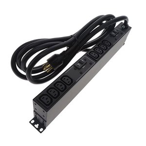 Tripp Lite PDUH30HV 5.8kW Single-Phase Basic Rack PDU 10 C13 Outlets, NEMA L6-30P Input, 12' Cord