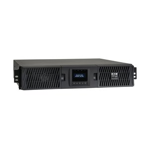 Eaton Tripp Lite SU1500RTXLCD2UTAA SmartOnline Double-Conversion UPS, 8-Outlets, Extended Run, Network Card Option, LCD, USB, DB9, 1500VA, 1350W, 120V, 2U Rack / Tower