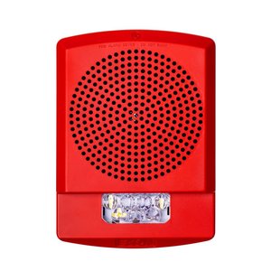 Eaton ELMTSR-A Eluxa Multitone LED Horn Strobe, Red