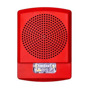 Eaton ELSA-SSTW-FR Eluxa Series Supervised Self-Amplified Speaker Strobe, Wall Mount, 16-33VDC, White