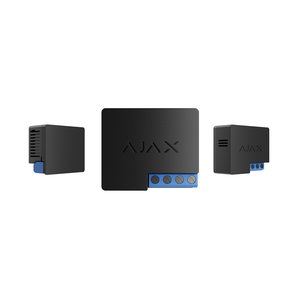 AJAX 126270.214.BL1 WallSwitch Relay Module, 110–240VAC, Black