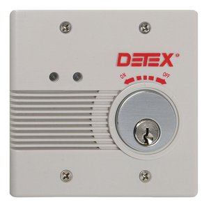 Detex EAX-2500S Gray EAX-2500 Series Surface-Mount AC/DC Powered Exit Alarm, Gray