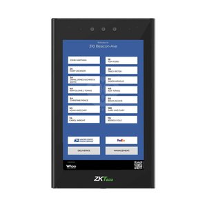 ZKTeco AURA12 Weatherproof Smart Intercom System, 2-Way Audio, 1-Way Video