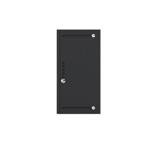 Kendall Howard 1924-3-001-04 4U Adjustable Standoff Bracket, Black Texture Powder Coat