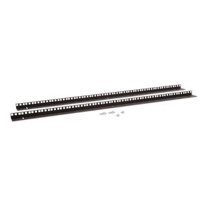 Kendall Howard 3150-3-001-22 LINIER 22U Wall Mount Vertical Rail Kit, Cage Nut