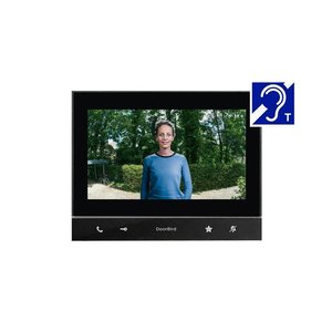 DoorBird 429614035 A1103T IP Video Indoor Station, 7" True IPS Touch Display, Black