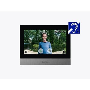 DoorBird 429614073 A1104T IP Video Indoor Station, 7" True IPS Touch Display, Stainless Steel V4A