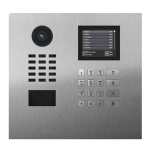 DoorBird D21DKH Flush-Mount IP Video Intercom, Stainless Steel
