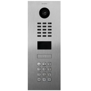 DoorBird D2201KV Surface-Mount IP Video Intercom System for Single-Family Homes and Businesses with 1 Unit, 1 Call Button