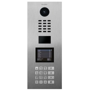 DoorBird D22DKV Flush-Mount IP Video Intercom with Keypad, RFID and Bluetooth, Stainless Steel