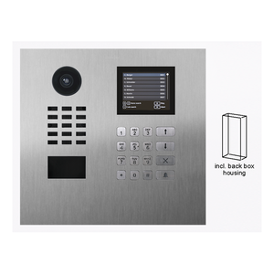 DoorBird D22DKH Surface-Mount IP Video Intercom with Keypad, RFID and Bluetooth, Stainless Steel