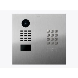 DoorBird D2101KH-SSV2A IP Video Intercom with Keypad and RFID Reader for Single-Family Homes, Brushed Stainless Steel V2A