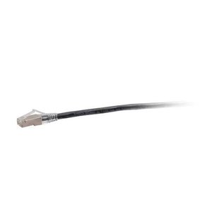 C2G C2G43833 F-Series CAT6a Snagless Shielded (STP) Network Cable, 6" (0.15m), Black