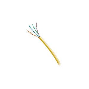 C2G C2G56037 CAT6 Bulk Unshielded (UTP) Ethernet Network Cable with Solid Conductors, Riser CMR-Rated, 1000' (304.8m), Yellow
