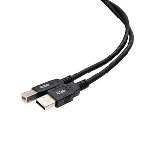 C2G C2G68000 USB 2.0 A/B Cable TAA Compliant, 3', Black