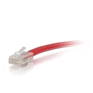 C2G CG04165 CAT6 Non‑Booted Unshielded UTP Ethernet Network Patch Cable, 50', Red