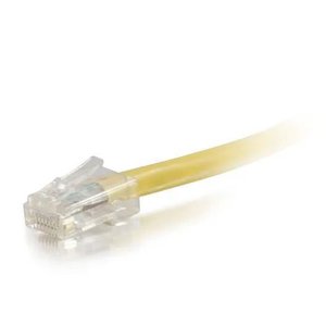 C2G CG04186 CAT6 Non‑Booted Unshielded UTP Ethernet Network Patch Cable, 50', Yellow