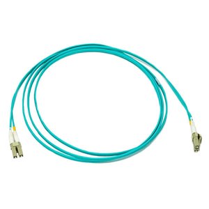 NetSource FASMLSZH-LCLC-3 Fiber Optic Patch Cord, Single Mode, LSZH, LC to LC, Duplex, 3'