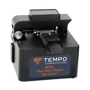 Tempo 915CL Optical Fiber Cleaver for 200μm to 3mm Fibers with Fixed Clamp and Scrap Collector